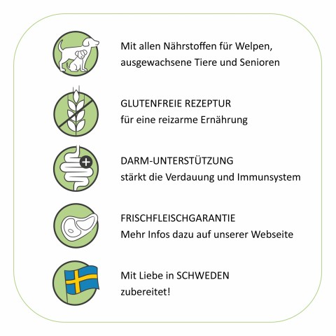 Hund Hundefutter Nassfutter Falscher Hase 200g 6 Stück -4- Anifit